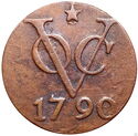 1 Duit ((1/4 Stuiver - Utrecht OverMintmark ★🚼)