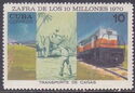 Ox-cart and diesel-electric locomotive