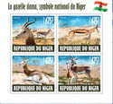 The dama gazelle, national symbol of Niger