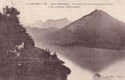 Lac d'Annecy. Vue prise du roc de Chere