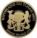 250,000 CFA Francs (Bull and Bear ½ Oz.)