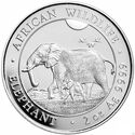 200 Shillings (African Wildlife - Elephant 2 Oz.)