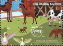 Horses, Cow, Dog, Cat, Geese