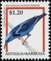 Red-legged Honeycreeper (Cyanerpes cyaneus)