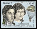 Jacques Garnerin and Jeanne Labrosse, Parachutists