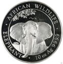 1,000 Shillings (African Wildlife - Elephant 10 Oz.)