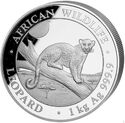 2,000 Shillings (African Wildlife - Leopard 1 kg.)