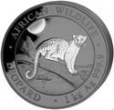2,000 Shillings (African Wildlife - Leopard 1 kg. Black Premium Edition)