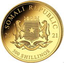500 Shillings (African Wildlife - Leopard ½ Oz. Gold)