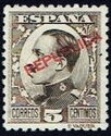 King Alfonso XIII - Overprinted