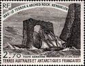 Sailboat "The Terror" at Arched Rock, Kerguelen (1840)