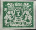 The coat of arms of Danzig with lions