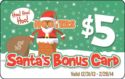 Santa's Bonus Card