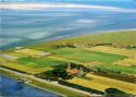 Insel Neuwerk | Luftaufnahme, im Hintergrund die | Vogelschutzinsel Scharhörn