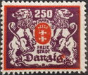 The coat of arms of Danzig with lions