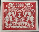 The coat of arms of Danzig with lions