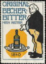 Original Becher Bitter mein retter 1840