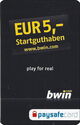 bwin Startguthaben - Eur 5