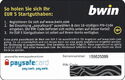 Paysafecard - bwin Startguthaben - Eur 5