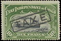 "Deliverance" (stern wheel paddle-steamer) overprinted