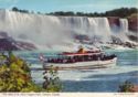 Niagara Falls. "Maid of the Mist" ship