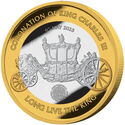 2 Pounds (Coronation of HM King Charles III - The Royal Gold State Coach)