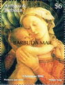 "Madonna and Child" (detail) - Overprinted