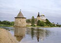 Pskov. Crom. The towers are Flat and Kutekroma
