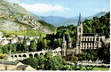 Lourdes "The basilica and the Pic du jer"