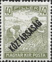 Reaper with 'Republic' overprint