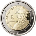 2 Euro (150th Anniversary of the death of Alessandro Manzoni)