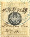 Revenue stamp, Eagle in circle
