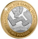 2 Pounds (Traditional Pub Games - Dominoes. Silver)