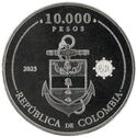 10,000 Pesos (Maracaibo Naval Battle 200 years)
