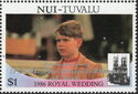 Prince Andrew as Young Boy; overprinted