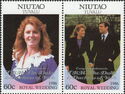 Prince Andrew and Sarah Ferguson With Overprint