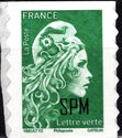 Marianne L'Engagée overprinted SPM