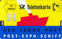 500 Jahre Post - Post-Expo-Schiff (Dummy)