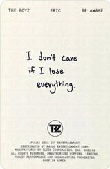 Be awake album card reason ver