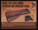 Model 1911 Colt Barrel Extension and Shoulder Stock