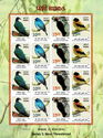 Potentially Endangered Bird Species Mini Sheet