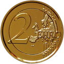 2 Euro (Slava Ukraini. Gilded)