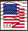 USA Flag 2018 - Booklet Pane Single version 2