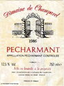 Pécharmant AOC - Domaine de Champarel 1986