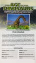 1 Dollar (Age of the Dinosaur - Brachiosaurus))