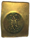 1,000 Francs (Uniface trial stuck in yellow copper of the Royal cipher)
