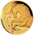 100 Dollars (Mythical Creatures - Unicorn - Gold)