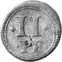 2 Pfennig (Ornate "EA" monogram)