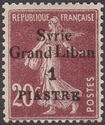 Type Semeuse overprint and Syrian surcharge