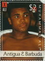Muhammad Ali with White Robe over Shoulders